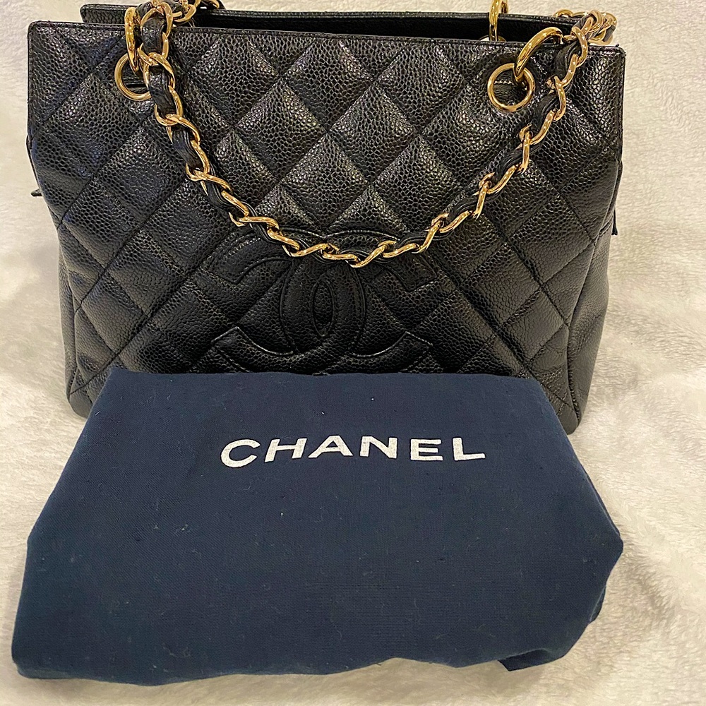Auth Chanel Petit Timeless Tote